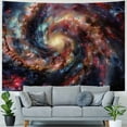 thumbnail image 4 of Orinice Spiral Galaxy Star Tapestry Wall Hanging Unique Style for Home Decor Art Living Room Bedroom Dorm Apartment Farmhouse 50x40inch, 4 of 6