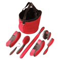 thumbnail image 2 of Tough 1 Great Grip Grooming Package (8-Piece), Red, 2 of 3