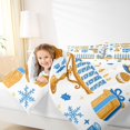 thumbnail image 4 of Feelyou Child Happy Hanukkah Bedding Comforter Set, Cartoon Menorah Dreidel Twin Comforter Sets, Farmhouse Holiday Reversible Bedding Set, Ultra Soft Bedroom Decor, 2 Pieces, 4 of 8