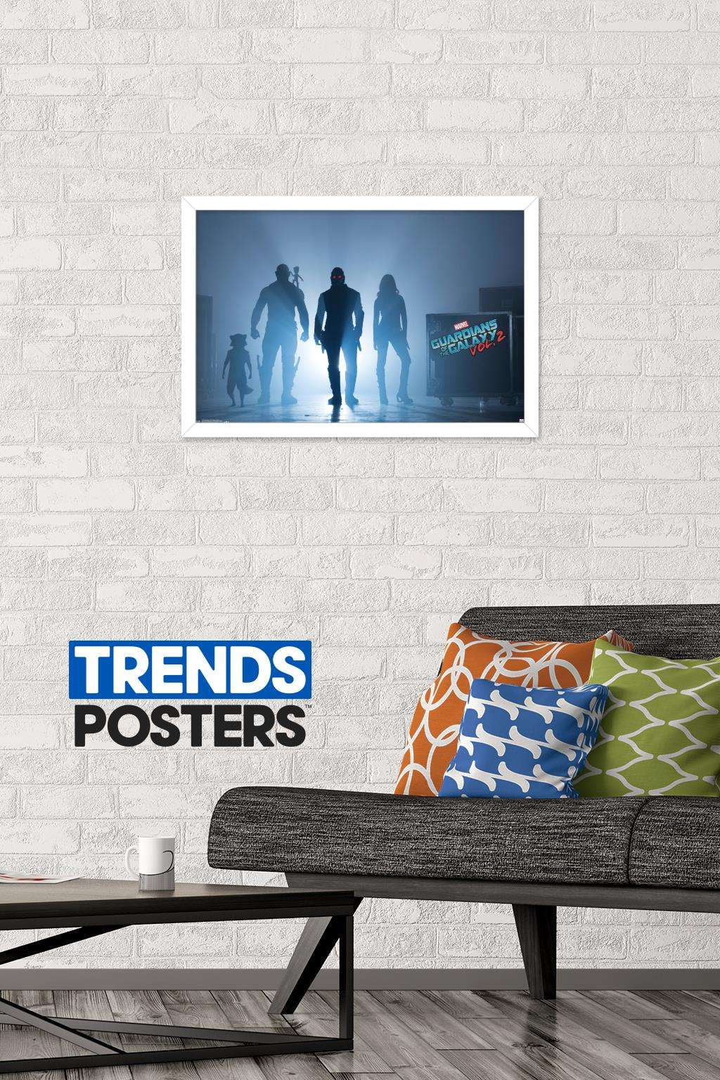 Marvel Cinematic Universe - Guardians of the Galaxy 2 - Teaser Wall Poster, 14.725" x 22.375", Framed