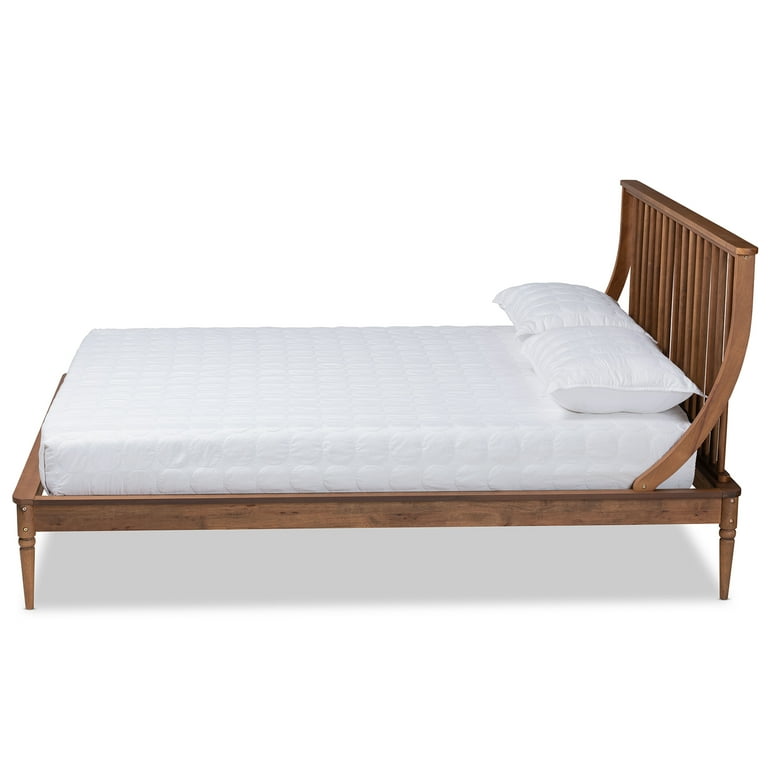 Baxton Studio Abel Classic and Traditional Transitional Walnut Brown Finished Wood Queen Size Platform Bed Baxton Studio Abel Classic and Traditional Transitional Walnut Brown Finished Wood Queen Size Platform Bed