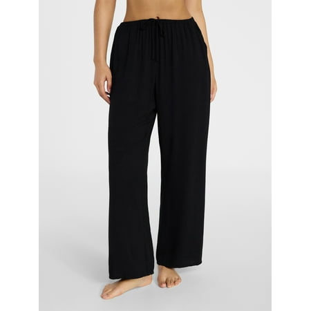 No Boundaries Wide Leg Pants Bikini Coverup, Women's XXS-XXL