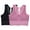 Black+Pink, variant on Women's 2 Pack Activewear Sports Bras High Impact Seamless Fitness Running Bra Swim Bra Sports Bra Running Bra Workout Crop Tops
