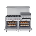 thumbnail image 3 of Pemberly Row 60" 6 Burner Natural Gas Range with 24" Griddle & Broiler, 3 of 6