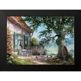 thumbnail image 2 of Withaar, Reint 24x18 Black Modern Framed Museum Art Print Titled - Happy chickens, 2 of 5