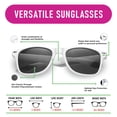 thumbnail image 2 of White Sunglasses Bulk- (Pack of 24) Wedding Bridal Party Favors Pack Universal Sizing Women-Men-Kids Exactly What You Are Looking For, 2 of 9