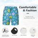 thumbnail image 3 of Fotbe Starfish Traje de Baño para Hombre – Shorts de Natación de Secado Rápido con Forro y Bolsillos-Small, 3 of 6