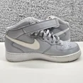 thumbnail image 4 of Ni&ke Shoes Mens 11 Ni&ke Air Force 1 '07 Mid Wolf Grey Style Code 315123-033, 4 of 6