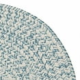 thumbnail image 2 of 14' x 18' Denim Blue and Gray All Purpose Handcrafted Reversible Oval Outdoor Area Throw Rug, 2 of 2