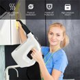 thumbnail image 4 of 17-in-1 Handheld Steam Cleaner 1400W High Power 257 ° F High Temp 2 Bar Pressure 12 Oz Tank 1 Min Heat Up 17 Accessories Steam Mop Extension Gray Chemical Free Home Kitchen Bathroom Car, 4 of 10