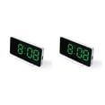 thumbnail image 1 of Cateissary Alarma digital LED Reloj de repetición electrónico Modo de atenuación Pantalla de temperatura ajustable Adornos Relojes Sala de Type2 NO2, 1 of 6