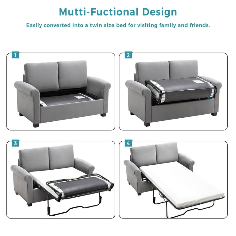 Twin Size Sofa Bed Mattress Pad Matttroy