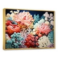 thumbnail image 2 of Designart "The Vibrant Scenery Of Coral And Anemones" Coastal Coral Under Water Floater Framed Canvas Art Print, 2 of 5