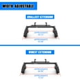 thumbnail image 5 of Universal Adjustable Bed Rack Roll Bar for Full-Size Mid-Size Pickup Truck, 5 of 9