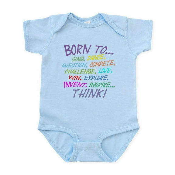 CafePress - Born To... Body Suit - Baby Light Bodysuit, Size Newborn - 24 Months