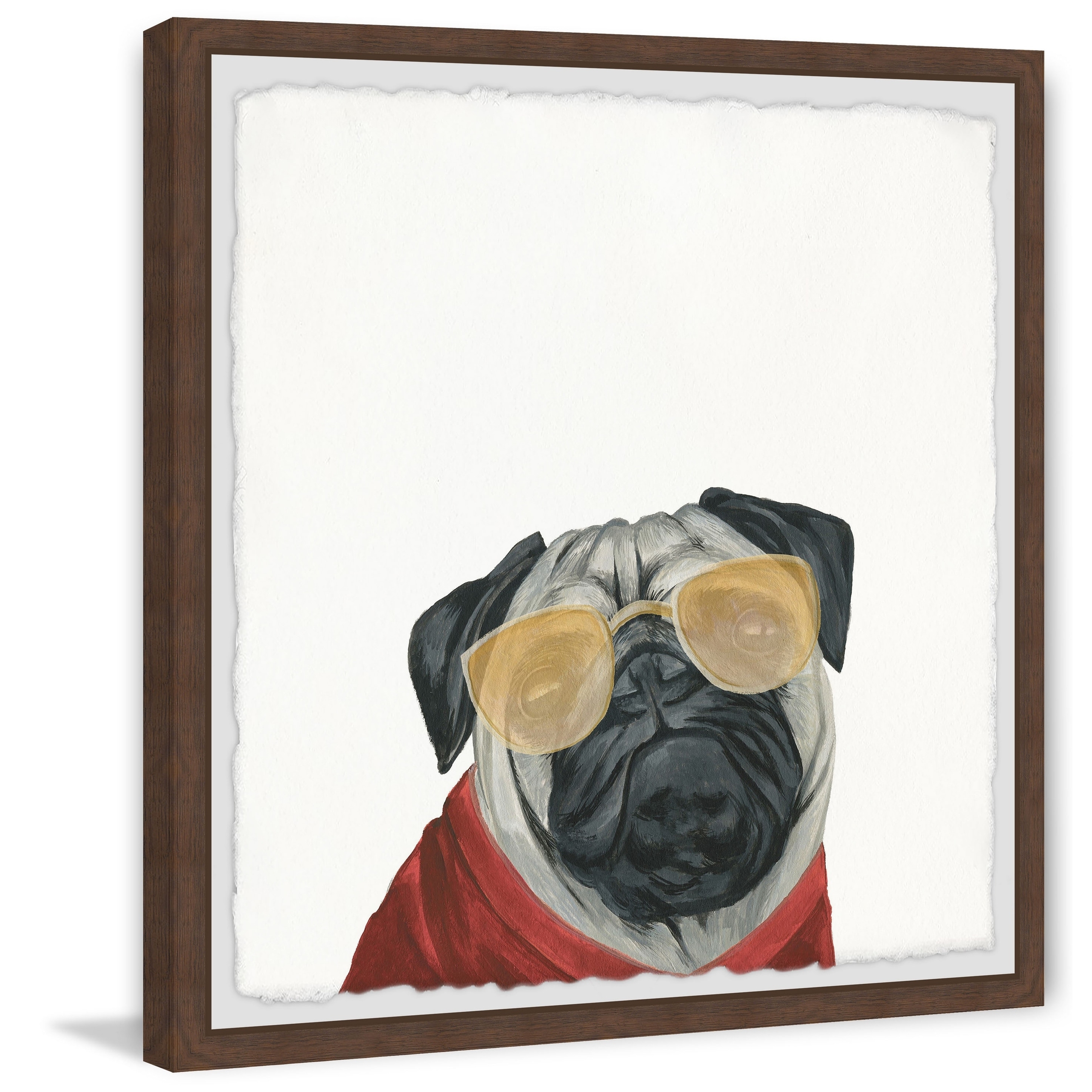 Marmont Hill "Don't Give Me That Look" Framed Painting Art Print