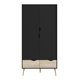 thumbnail image 1 of Armario Alterego Oslo 75396gmak Roble Sonoma y Negro, 1 of 2