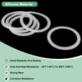 thumbnail image 2 of Uxcell 15-Pack Silicone O-Rings Gasket, Φ89 106mm OD O-Rings Seal Gasket for Compressor Valves Pipe Repair, 2 of 6