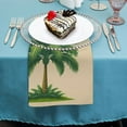 thumbnail image 4 of Nawy Palm Leaves Cloth Napkins for Dining Table Kitchen Daily Party Housewarming Farmhouse Decor 6 PCS, 4 of 7