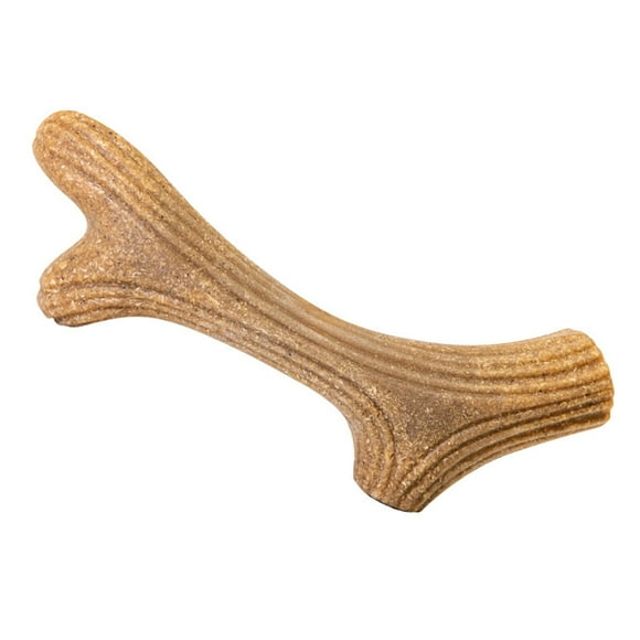 Jouet à Mâcher pour Chien en Bois de Cerf, Jouet à Mâcher Créatif et Interactif pour Animal de Compagnie, Jouet de Dentition pour Chiot
