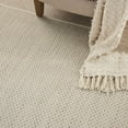 thumbnail image 6 of Nourison Courtyard Indoor/Outdoor Ivory Silver 5' x 7' Area Rug, (5x7), 6 of 12