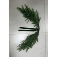 thumbnail image 7 of StlyGar 2.5ft Christmas Decoration Mirror Garland Artificial for Mirror with Velvet Faux Garlands Christmas Wreath for Xmas Home Door Mailbox Indoor Fireplace Decor, 7 of 7