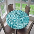 thumbnail image 3 of yuksok Non-slip Round Table Cover Table Cloth Decor I - 150cm (60 Inch), 3 of 6
