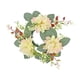 thumbnail image 2 of Fiudx Corona de Rosas Primaverales, Anillos de Hortensias para Velas, Decoración Floral Artificial, Centros de Mesa para Puertas de Entrada y Bodas, Decoración de Temporada para El Hogar, Multiusos,, 2 of 6