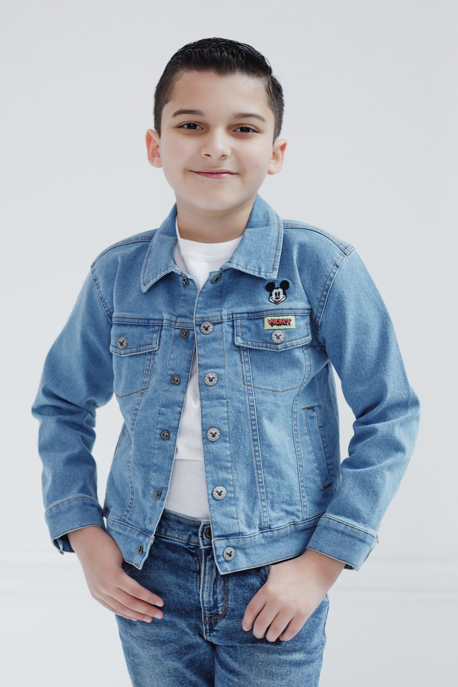 Disney Mickey Mouse Infant Baby Boys Denim Jacket The