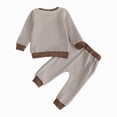 thumbnail image 7 of HCNTES Baby Boy Winter Clothes Toddler Baby Boy Fall Outfits Print Crewneck Sweatshirt Pants Sets Cute Boy Clothes 6 12 18 24 Months 2T 3T 4T 5T 6T 7T 8T 9T, 7 of 7