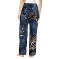 thumbnail image 3 of Picia Mystical Underwater Coral Scene Womens Soft Woven Cotton Elastic Waistband Sleep Pajama Pant Lounge Sleep Pant With Pockets And Drawstring-Medium, 3 of 9