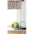 thumbnail image 3 of Ambesonne Flowers Window Valance, Floral Colorful Grown Roses, 42" x 18", Pale Taupe Pale Rust, 3 of 3