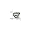 thumbnail image 3 of 925 Sterling Silver Reflections Mom Heart Bead; for Adults and Teens; for Women and Men, 3 of 3