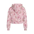 thumbnail image 5 of Chririnla Cartoon Axolotl Cherry Blossom Girls Half Zipper Sweatshirts Girl Half Zipper Sweatshirt with Pocket Casual Pullover Athletic Zip Up Lightweight Sweatshirt Size 7-8, 5 of 7