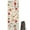 Red Mushroom Floral, variant on Red Mushroom Berry Leaf Beige Pattern Hot Yoga Mat Towel Non Slip for Hot Yoga - Quick-Drying Yoga Mat Cover with 4 Corner Pockets with Travel Bag - Hot Yoga Towel Non Slip 70"x26"