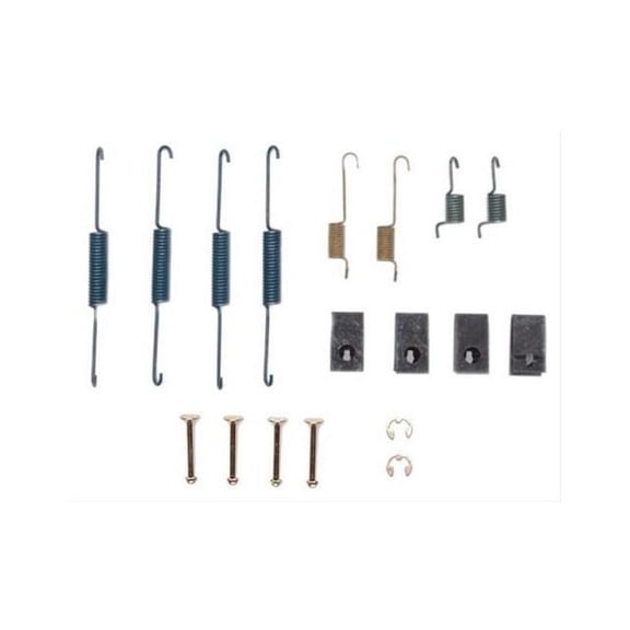 Rear Drum Brake Hardware Kit - Compatible with 2001 - 2005 Kia Rio 2002 2003 2004