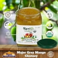 thumbnail image 4 of Rani Organic Major Grey Mango Chutney (Indian Preserve) 10.5oz (300g) Ready to eat ~ All Natural | Vegan | Gluten Free | No Colors | NON-GMO | Kosher |Indian Origin | USDA Certified Organic, 4 of 9