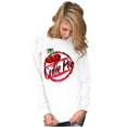 thumbnail image 3 of Retro Airbrushed Cherry Cutie Pie Women's Long Sleeve T Shirt Brisco Brands S, 3 of 5