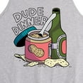 thumbnail image 2 of Instant Message - Dude Dinner Peanut Butter Beer - Men's Jersey Tank Top, 2 of 5