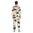 thumbnail image 4 of FORMRS Onesies Pajama for Adults Unisex Hoodie Winter Jumpsuit One Piece Sleepwear, Sizes S-2XL, Simple Clouds, 4 of 7