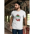thumbnail image 2 of Lion In Winter Hat Tee Men's -Image by Shutterstock, 2 of 4