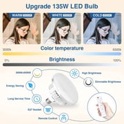 Emart Softbox Lighting Kit, Softbox Photography Light Kit with 2x25.5 (65cm) Softbox, 2x135W 3000-6500K Remote Controlled LED Bulb, Sandbag for Studio Video Recording, Photoshoot