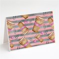 thumbnail image 1 of Watercolor Coffee & Paper Clips Greeting Cards & Envelopes - Pack of 8, 1 of 1