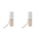 thumbnail image 1 of Moyic Estuche para cepillos de Recipiente para de Soporte para cepillos de de plástico bicolor con tapa Rosa y blanco 2piezas, 1 of 6