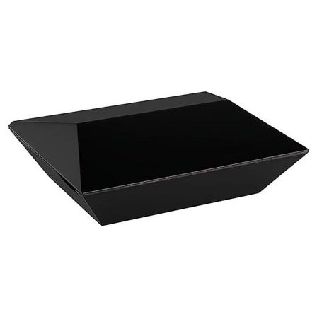 Humidor Supreme Aria Desktop Cigar Storage Modern, Holds 40-80 Cigars, Black
