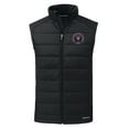 thumbnail image 2 of Men's Cutter & Buck Black Inter Miami CF Evoke Hybrid Eco Softshell Recycled Full-Zip Vest, 2 of 3