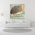 thumbnail image 2 of 24" x 24" Hedgie by Judy Verhoeven - Wall Art Print on Canvas Fabric Gray, 2 of 3