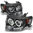 thumbnail interactive-video image 1 of OEMASSIVE OE Style Black Headlights For 2008-2012 Ford Escape – Left + Right, Matte Black Housing, Clear Lens 1 of 3