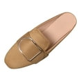 thumbnail image 2 of ZTTD Women's Spring and Autumn New Flat Square Head Casual Shoes, 2 of 8