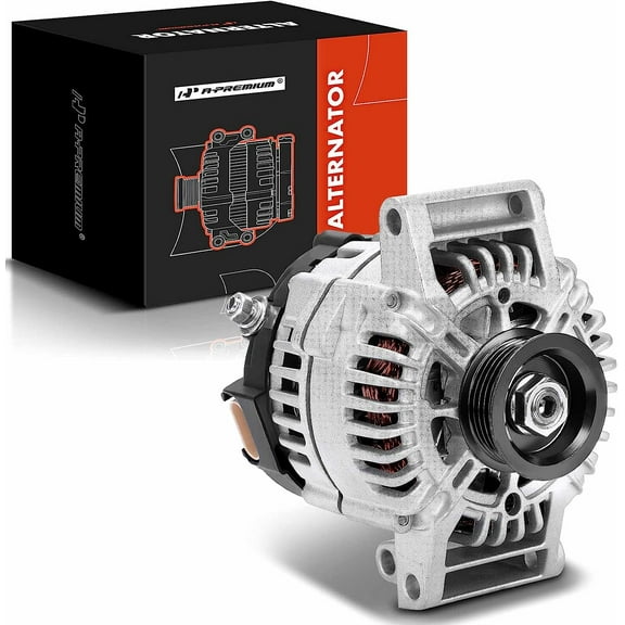 A-Premium Alternator with 12V 115A for Chevrolet Malibu 2004-2005, Malibu 2006-2008 & Saturn Ion - L4 2.2L 2.4L